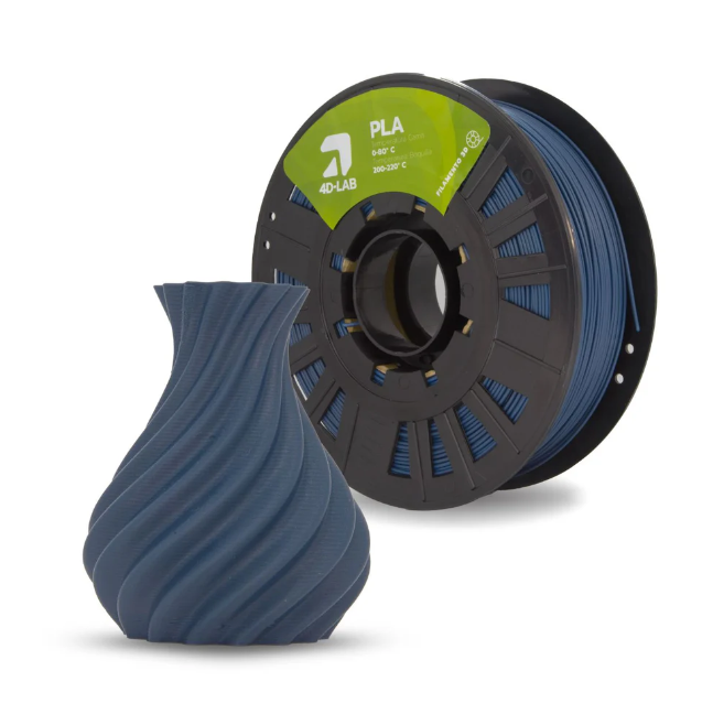 FILAMENTO PLA X 1 KG AZUL MARINO 4DLAB