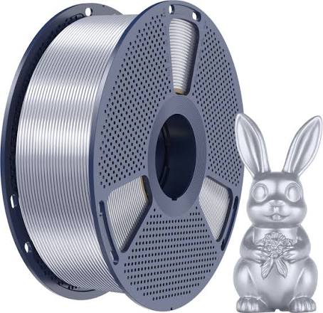 FILAMENTO PLA+ PREMIUM SILK SILVER - 1 KG