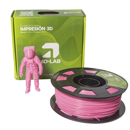 FILAMENTO PLA X 1 KG ROSADO PASTEL 4DLAB