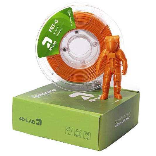 FILAMENTO PETG X 1 KG NARANJA 4DLAB