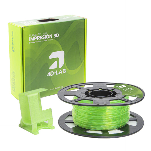 FILAMENTO TPU VERDE BICHE 4DLAB