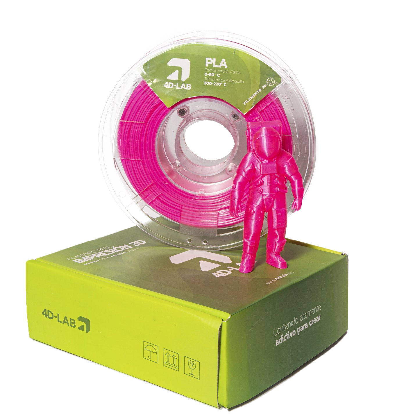 FILAMENTO PLA X 1 KG FUCSIA 4DLAB