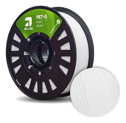 FILAMENTO PETG X 1 KG BLANCO 4DLAB