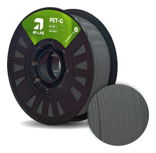 FILAMENTO PETG X 1 KG GRIS 4DLAB