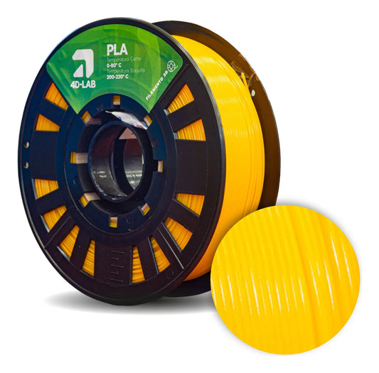 FILAMENTO PLA X 1 KG AMARILLO 4DLAB