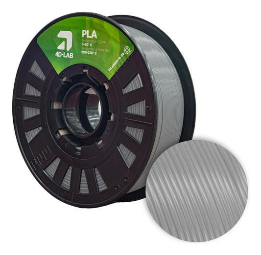 FILAMENTO PLA X 1 KG GRIS 4DLAB