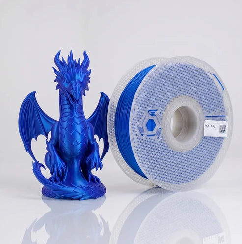 FILAMENTO PLA AZUL SILK - 1 KG